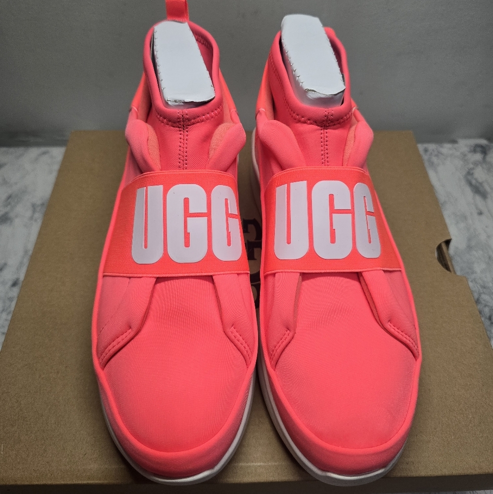 UGG Neon Pink Slip-On Sneakers